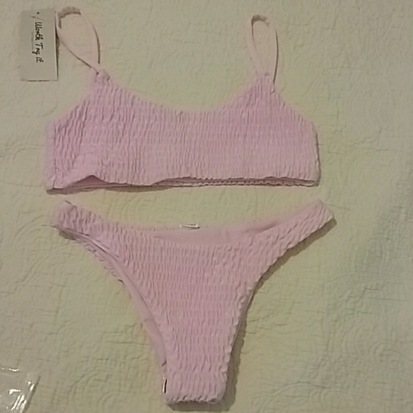 WORTH TRY IT bathing suit 2 piece - Picture 1 of 8